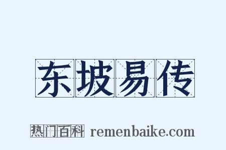 东坡易传是什么意思的图片